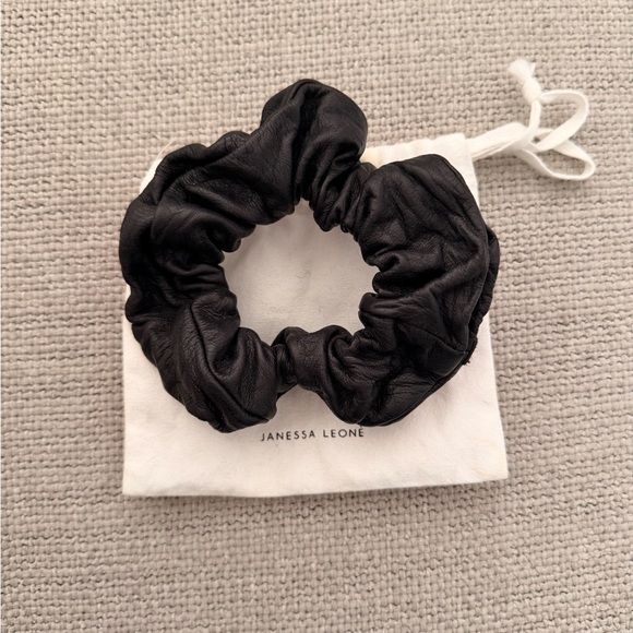 Janessa Leone Accessories - Janessa Leone Leather Scrunchie